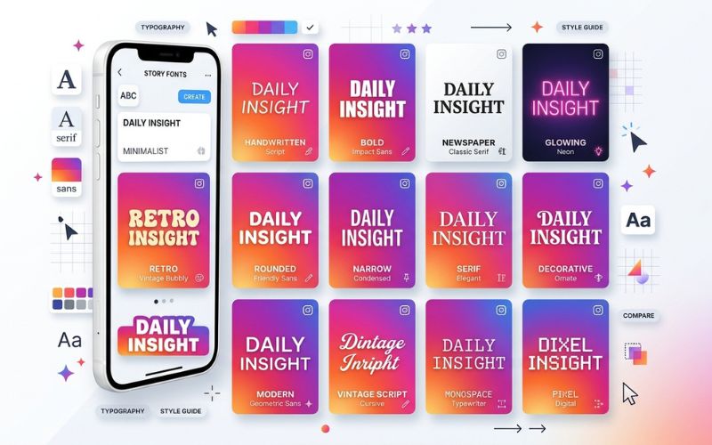 All Instagram Story Fonts Explained (Complete Font Guide)