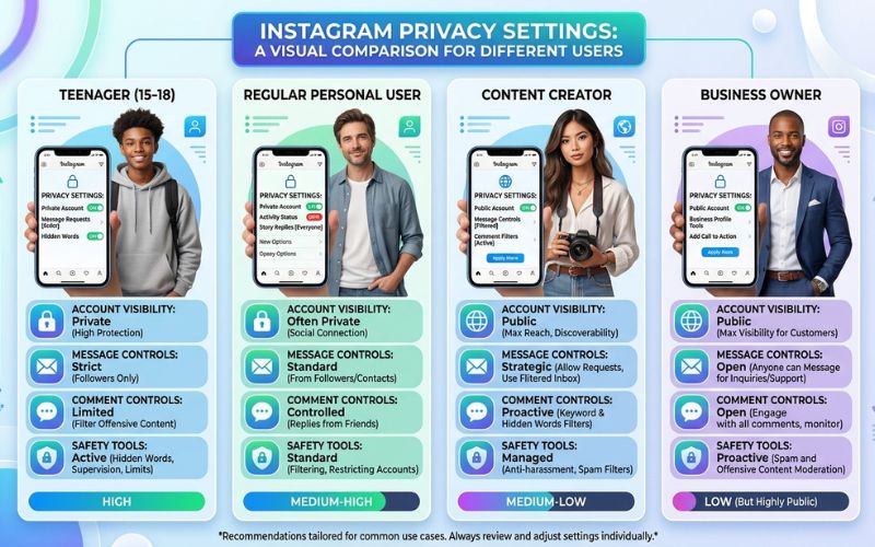 Privacy vs. Account Growth