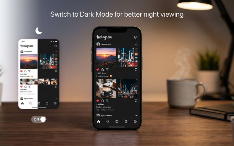 How to Turn Off Instagram Dark Mode