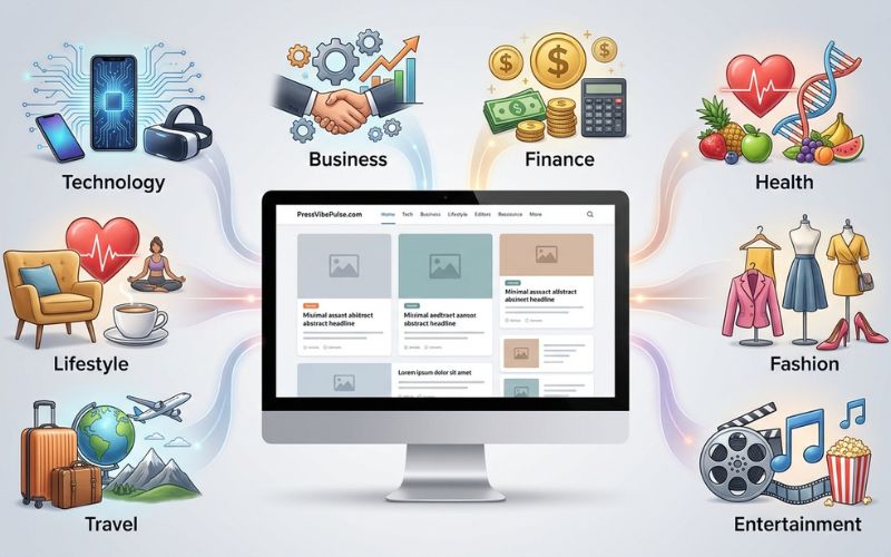 What Topics and Groups Does PressVibePulse com Cover