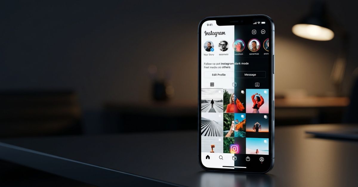 instagram dark mode