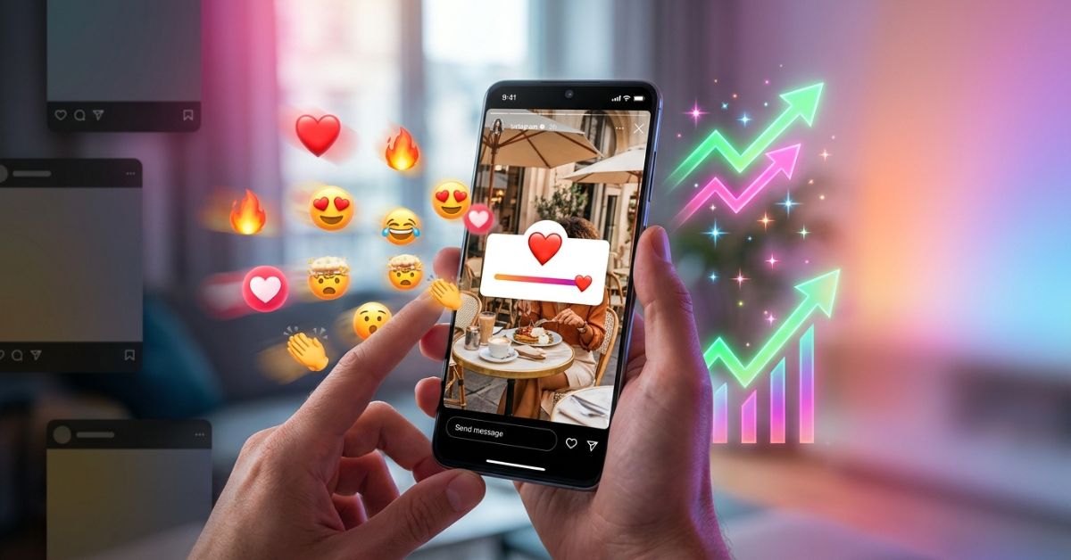 instagram emoji slider