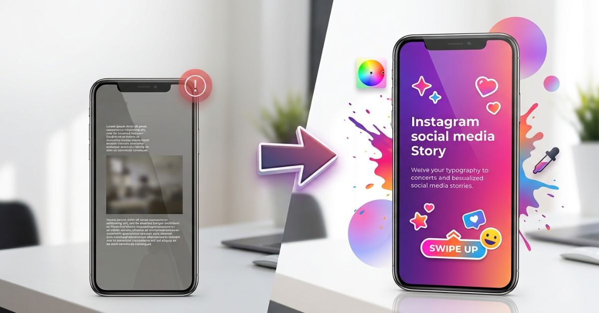 instagram story background color