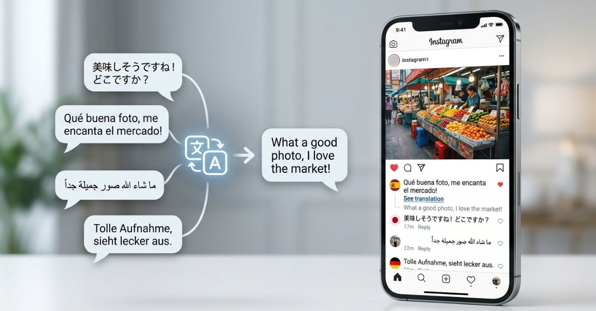 translate instagram comments